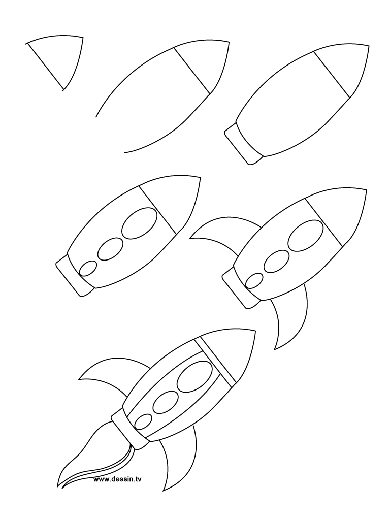 dessin fusée